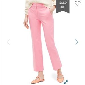 J Crew Hayden kickout crop pant in wool flannel 00